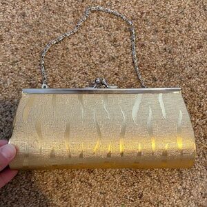 Elegant Gold Clutch Bag
